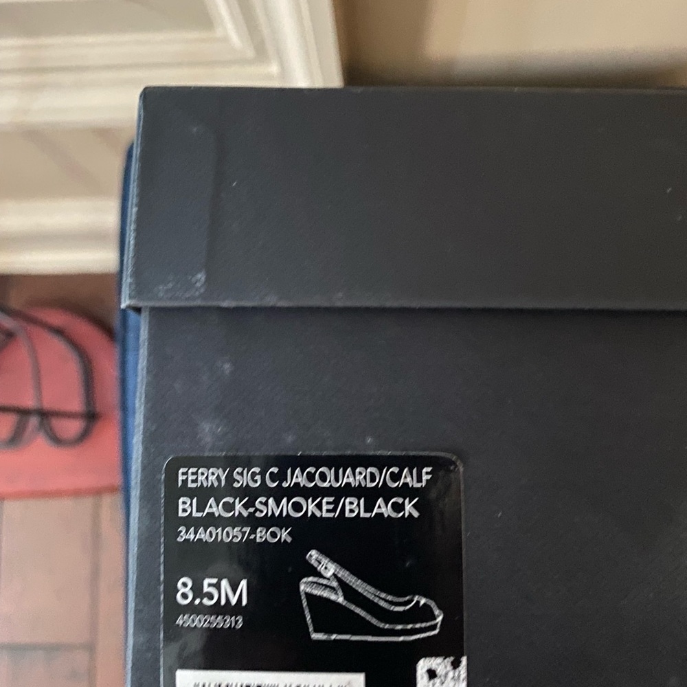 Black smoke Coach shoes. NEVER worn. Brand new.